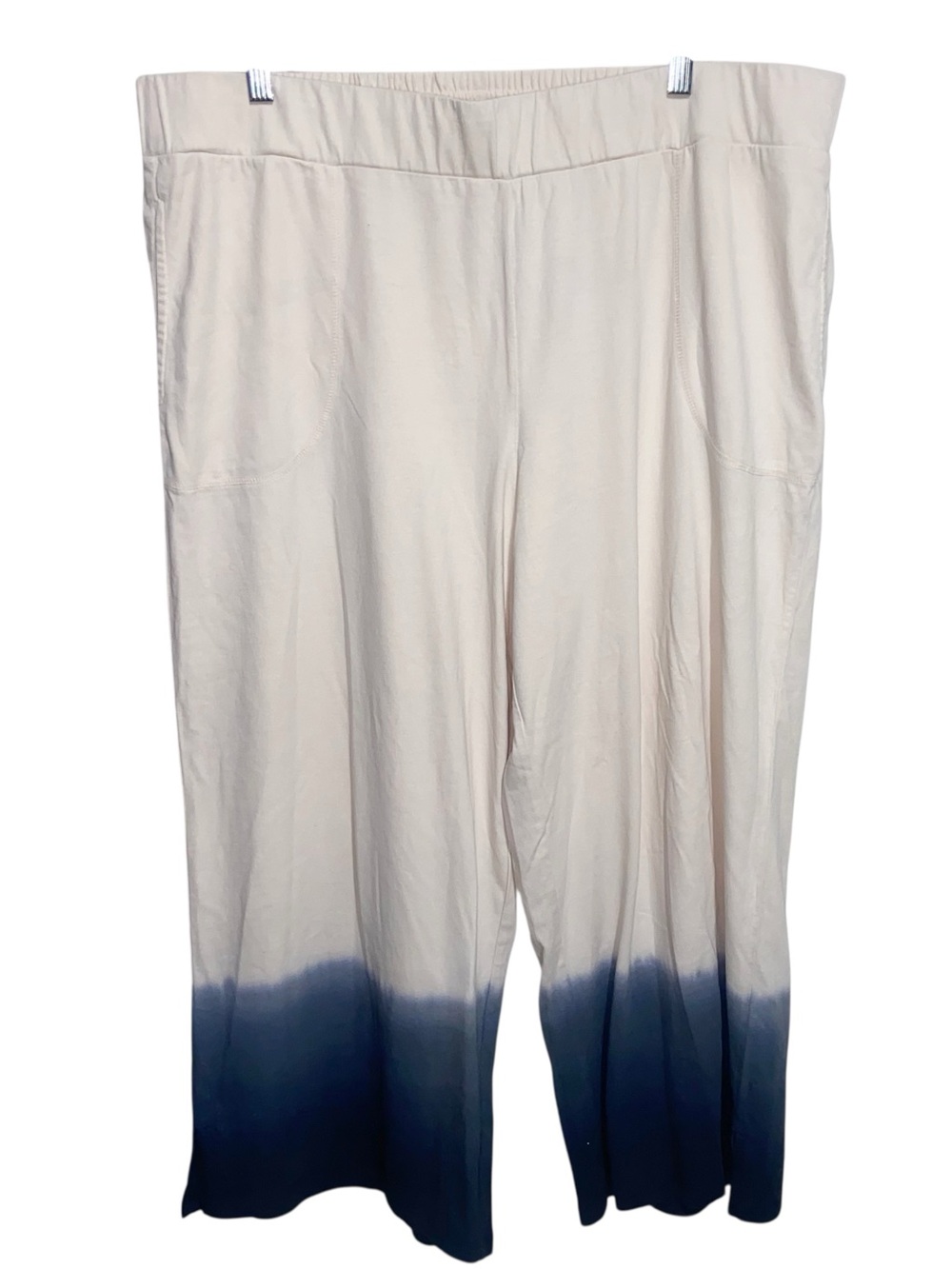 Logo Lori Goldstein Pants Womens XL Beach to Street Wide Leg Resort Boho Pullon